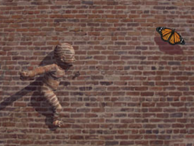 the wall
