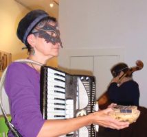 Christina Eira, accordion, thumb piano