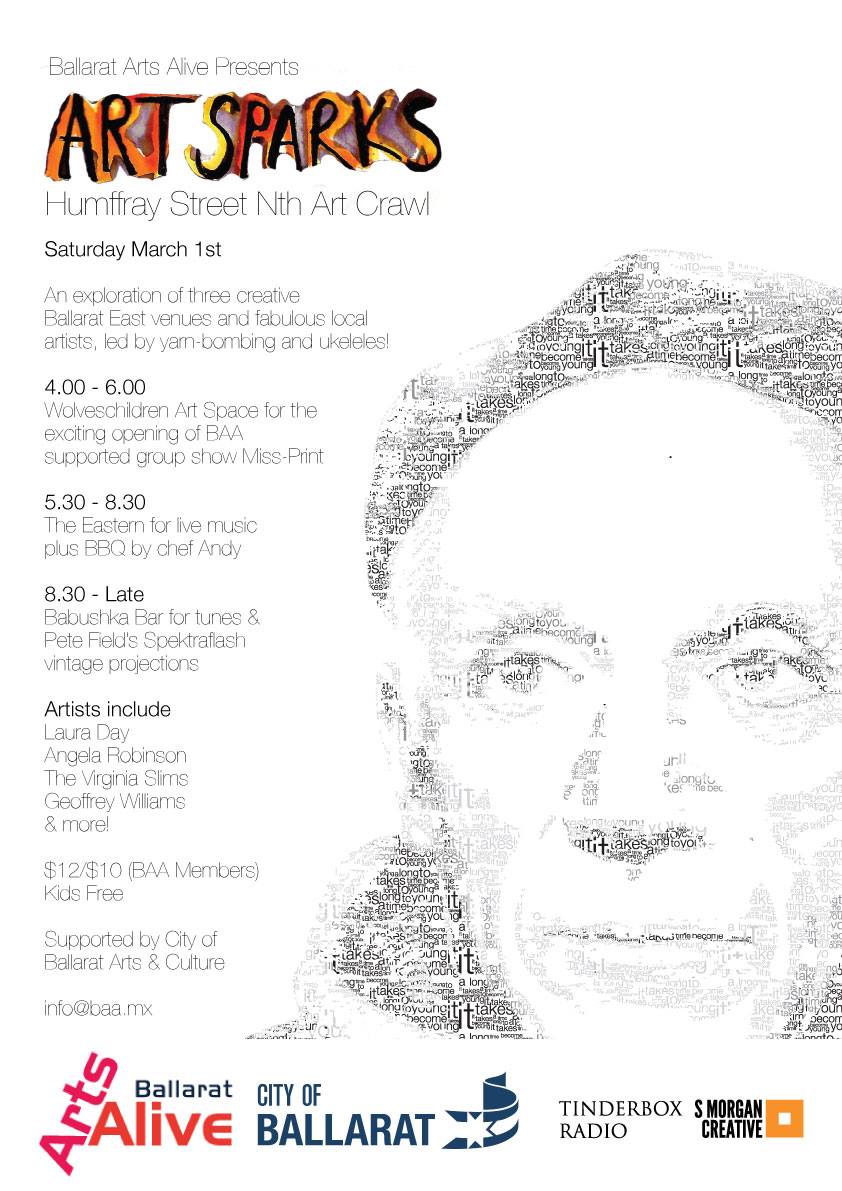 Art Sparks Poster Ballarat Events
