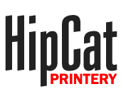 HipCat Printery logo