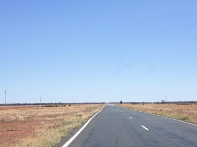Outback road. Picture: Jason Nahrung