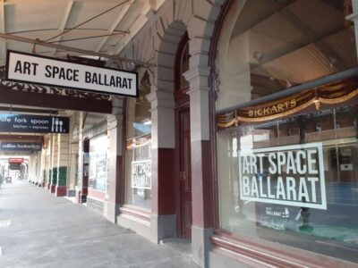 Photo of street front or Art Space Ballarat.