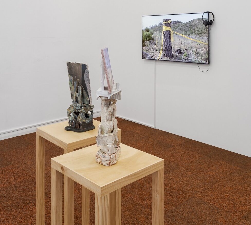 Image: Notions of Care Installation view: Bus Projects, 2021 Courtesy of the artists and Bus Projects Photograph: Christo Crocker